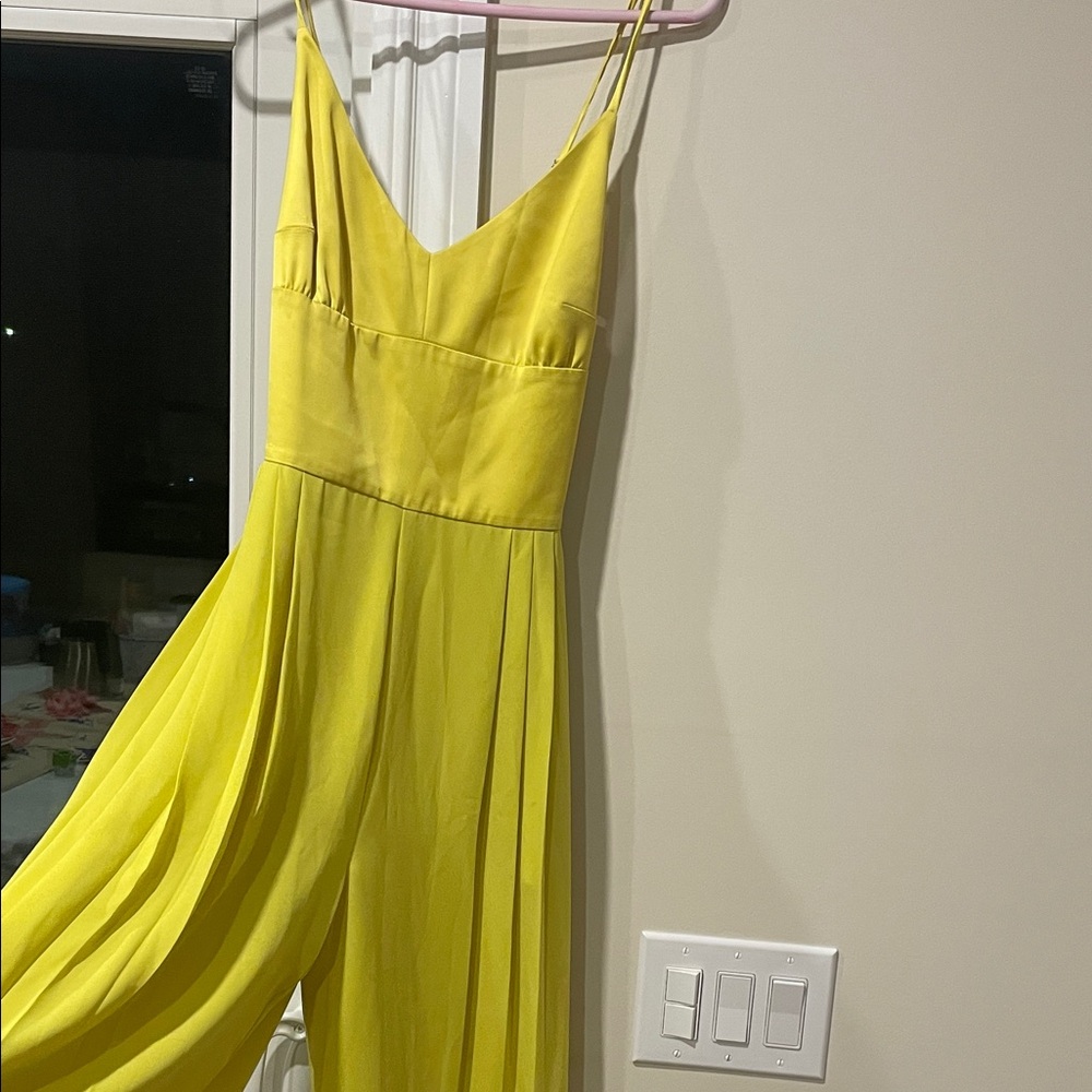 Vibrant Yellow Jumpsuit